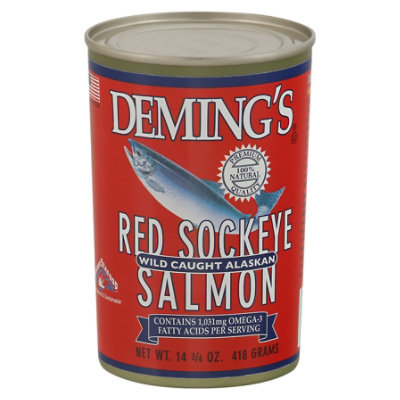 Demings Wild Alaska Salmon Red Sockeye - 14.75 Oz - Image 3