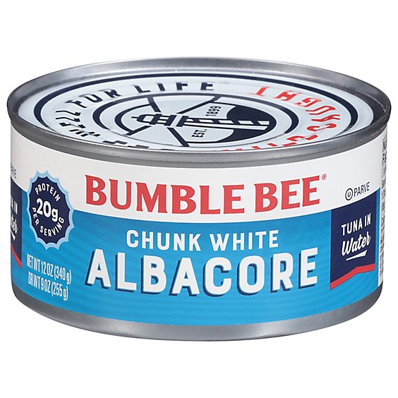 Bumble Bee Tuna Albacore Chunk White in Water - 12 Oz