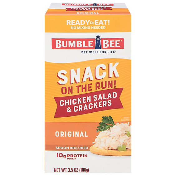Bumble Bee Snack On The Run Chicken Salad with Crackers - 3.5 Oz