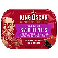King Oscar Sardines Mediterranean Style Single Layer Omega-3 - 3.75 Oz - Image 3