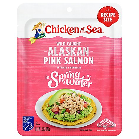 Chicken of the Sea Salmon Pink Premium Wild-Caught Skinless & Boneless - 5 Oz