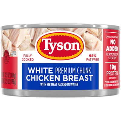 Tyson White Premium Chunk Chicken Breast - 12.5 Oz