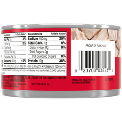 Tyson Premium Chunk White Chicken Breast - 12.5 Oz - Image 6