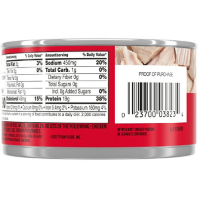 Tyson Premium Chunk White Chicken Breast - 12.5 Oz - Image 2