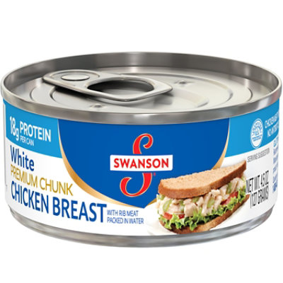 Swanson Chicken Breast Premium Chunk White - 4.5 Oz