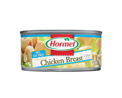 Hormel Chicken Breast Premium with Rib Meat in Water 98% Fat Free - 10 Oz