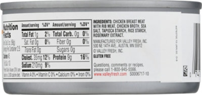 Valley Fresh Chicken Breast 100% Natural with Rib Meat in Broth - 5 Oz - Image 6