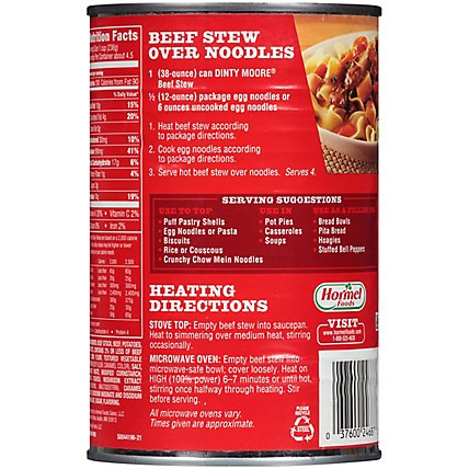 Dinty Moore Hearty Meals Beef Stew - 38 Oz - Image 6