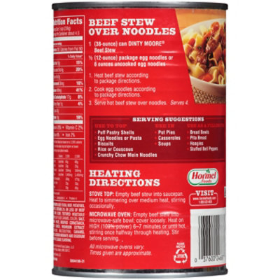 Dinty Moore Hearty Meals Beef Stew - 38 Oz - Image 6