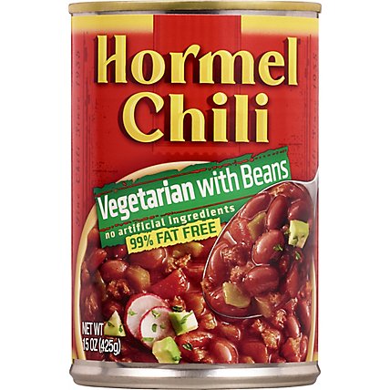 Hormel Chili Vegetarian with Beans 99% Fat Free - 15 Oz - Image 2