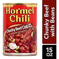 Hormel Chili Chunky with Beans - 15 Oz - Image 1