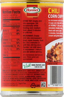 Hormel Chili Homestyle with Beans - 15 Oz - Image 3