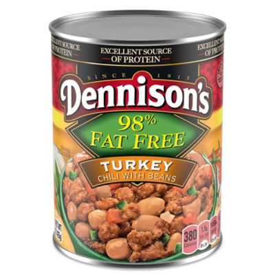 Dennison's 98% Fat Free Turkey Chili With Beans - 15 Oz - Image 1