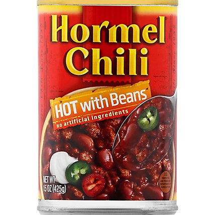 Hormel Chili Hot with Beans - 15 Oz - Image 2