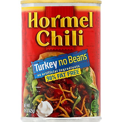 Hormel Chili Turkey No Beans 98% Fat Free - 15 Oz - Image 2