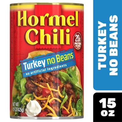 Hormel Chili Turkey No Beans 98% Fat Free - 15 Oz - Image 2