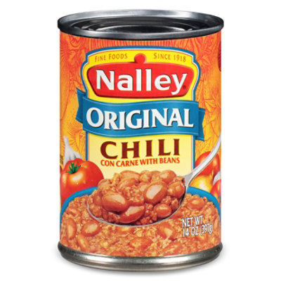 Nalley Original Chili Con Carne With Beans - 14 Oz - Image 1