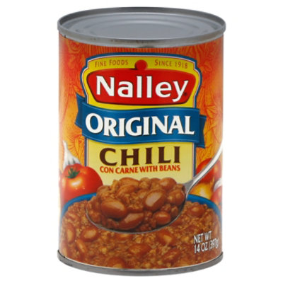 Nalley Chili Con Carne with Beans Original - 14 Oz