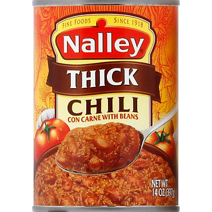 Nalley Thick Chili Con Carne With Beans - 14 Oz - Image 2