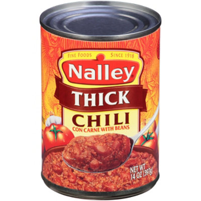 Nalley Thick Chili Con Carne With Beans - 14 Oz - Image 1