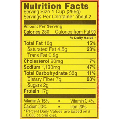Nalley Thick Chili Con Carne With Beans - 14 Oz - Image 2