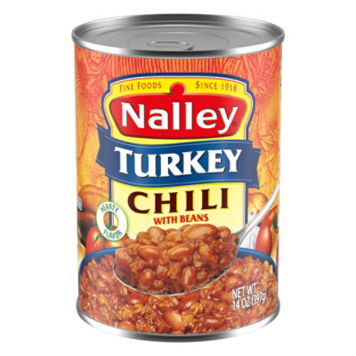 Nalley Turkey Chili With Beans - 14 Oz