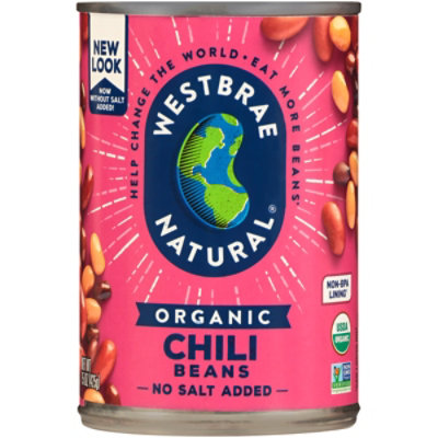 Westbrae Natural Organic Beans Chili Low Sodium Can - 15 Oz - Image 2