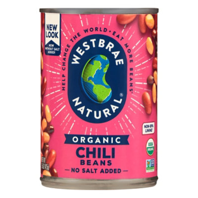Westbrae Natural Organic Beans Chili Low Sodium Can - 15 Oz