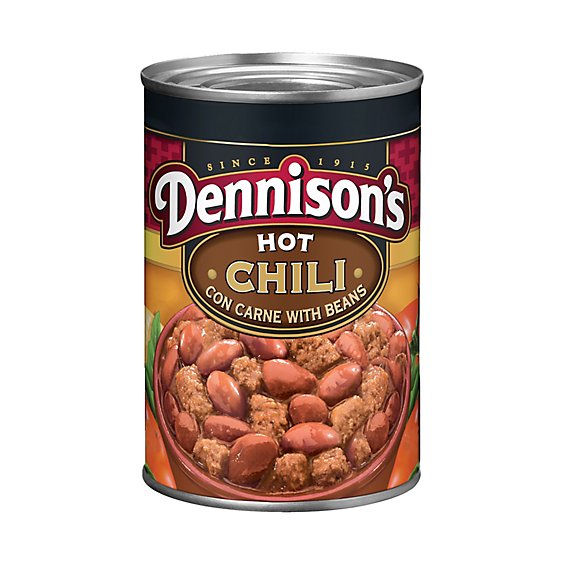 Dennison's Hot Chili Con Carne With Beans - 15 Oz