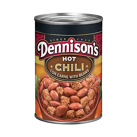 Dennisons Chili Con Carne with Beans Hot - 15 Oz