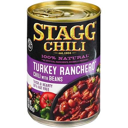 Stagg Chili With Beans Turkey Ranchero 97% Fat Free - 15 Oz - Image 3