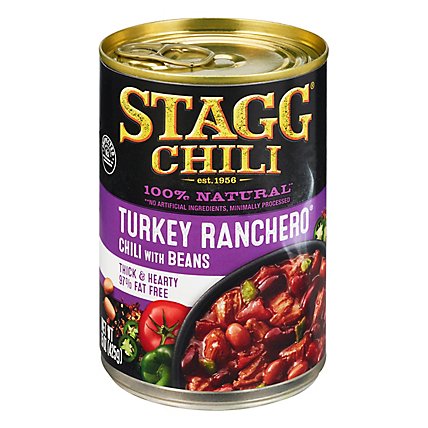 Stagg Chili With Beans Turkey Ranchero 97% Fat Free - 15 Oz - Image 1