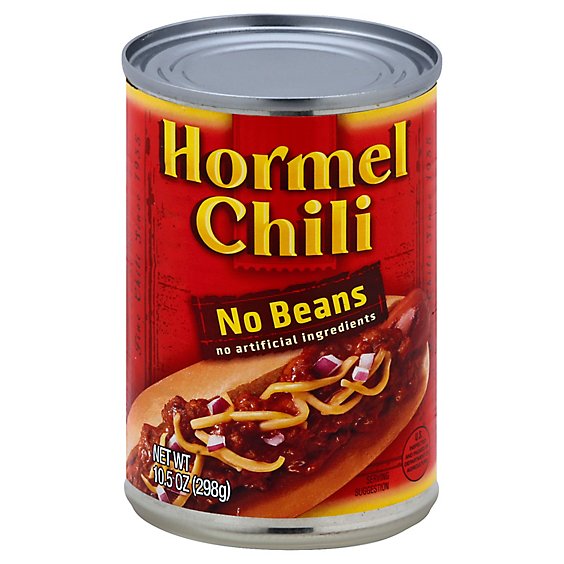 Hormel Chili No Beans - 10.5 Oz