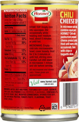 Hormel Chili No Beans Can - 15 Oz - Image 6