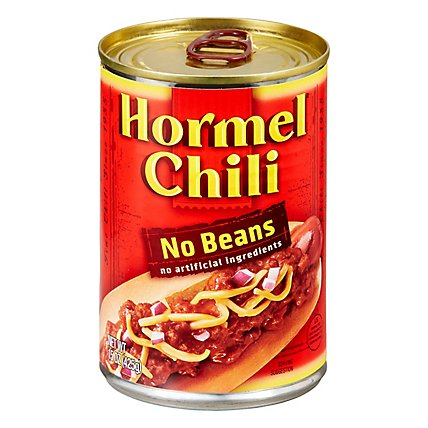 Hormel Chili No Beans Can - 15 Oz - Image 1