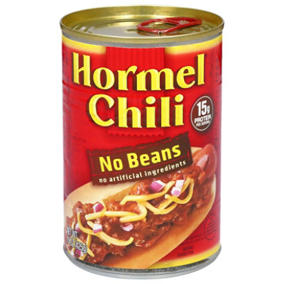 Hormel Chili No Beans Can - 15 Oz
