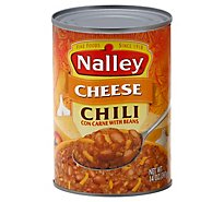 Nalley Chili Con Carne with Beans Cheese - 14 Oz