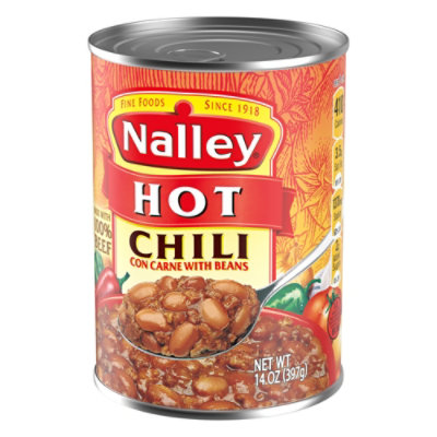 Nalley Hot Chili Con Carne With Beans - 14 Oz - Image 3
