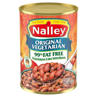 Nalley 99% Fat Free Original Vegetarian Chili With Beans - 14 Oz - Image 1