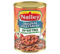 Nalley 99% Fat Free Original Vegetarian Chili With Beans - 14 Oz