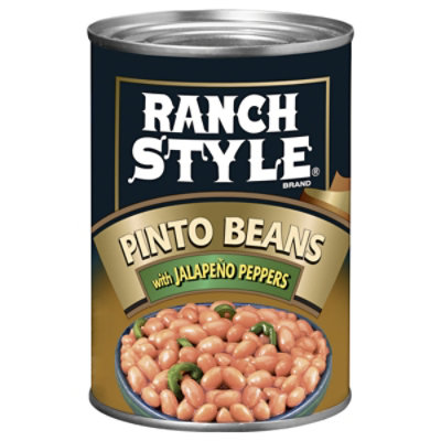 Ranch Style Pinto Beans With Jalapeno Peppers Canned Beans - 15 Oz - Image 1