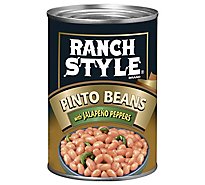Ranch Style Pinto Beans With Jalapeno Peppers Canned Beans - 15 Oz
