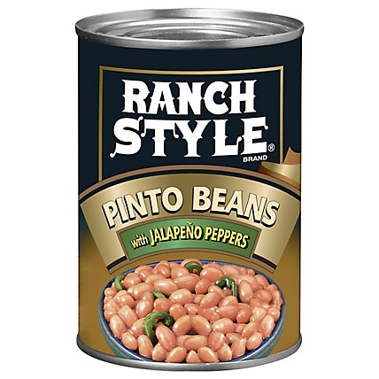 Ranch Style Pinto Beans With Jalapeno Peppers Canned Beans - 15 Oz - Image 1