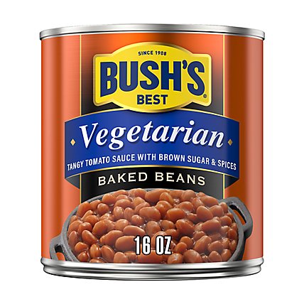 BUSH'S BEST Vegetarian Baked Beans - 16 Oz - Image 1