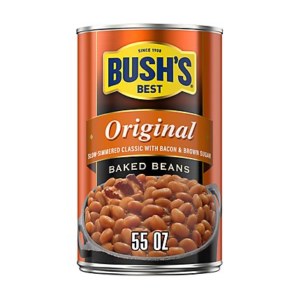 BUSH'S BEST Original Baked Beans - 55 Oz - Image 1