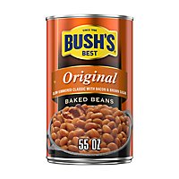 BUSH'S BEST Original Baked Beans - 55 Oz - Image 1