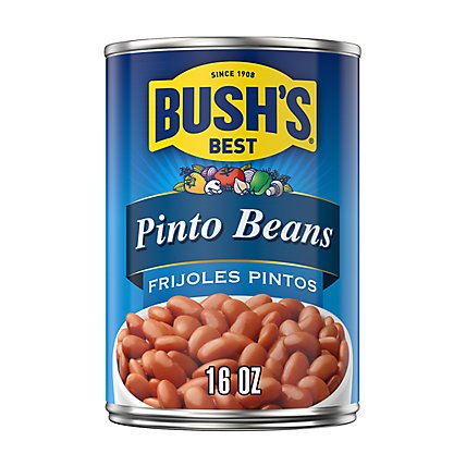 BUSH'S BEST Pinto Beans - 16 Oz - Image 1