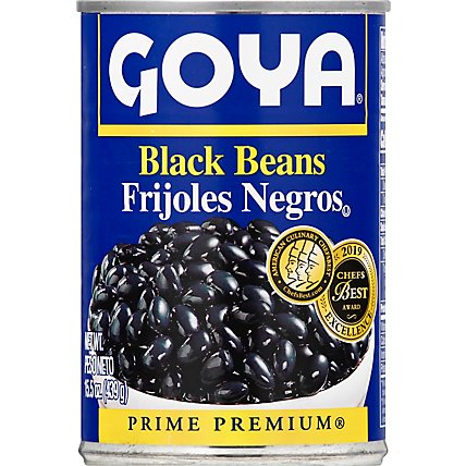 Goya Beans Black Premium Can - 15.5 Oz - Image 2