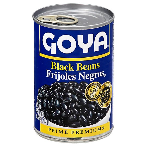 Goya Beans Black Premium Can - 15.5 Oz