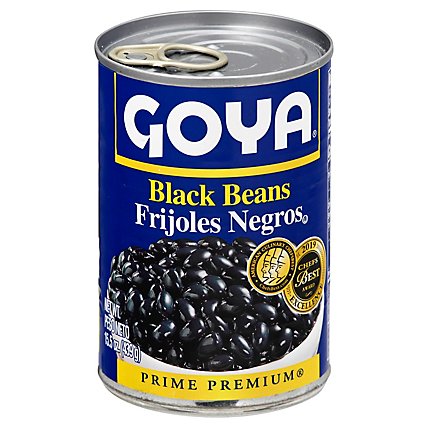 Goya Beans Black Premium Can - 15.5 Oz - Image 1